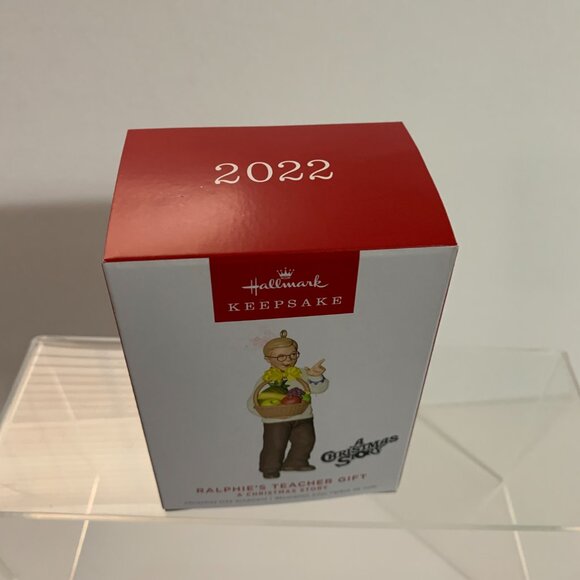 Hallmark Keepsake Ornament 2022 A Christmas Story Ralphie's Teachers Gift Basket - Picture 2 of 8